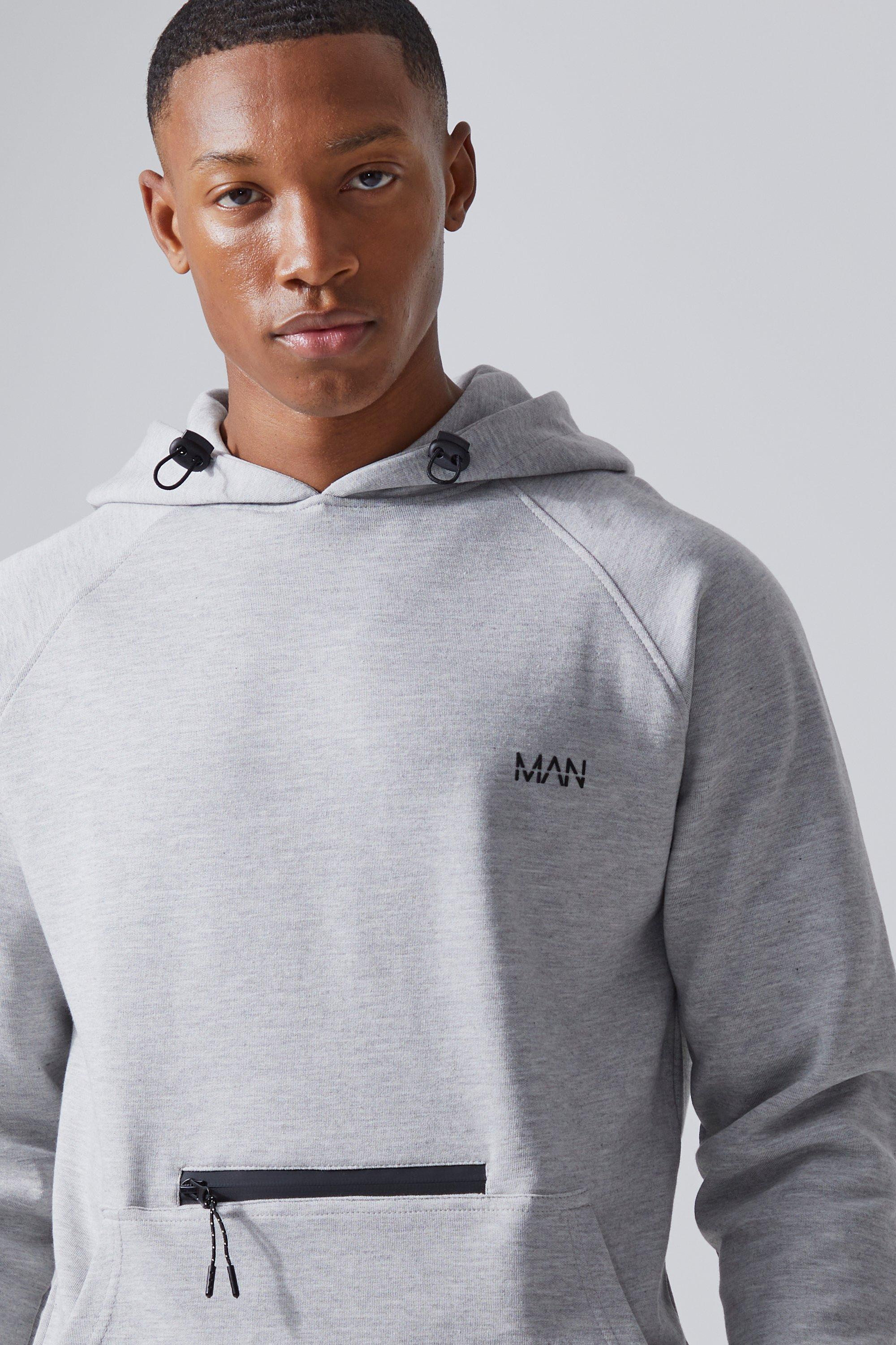 Boohoo grey hoodie sale